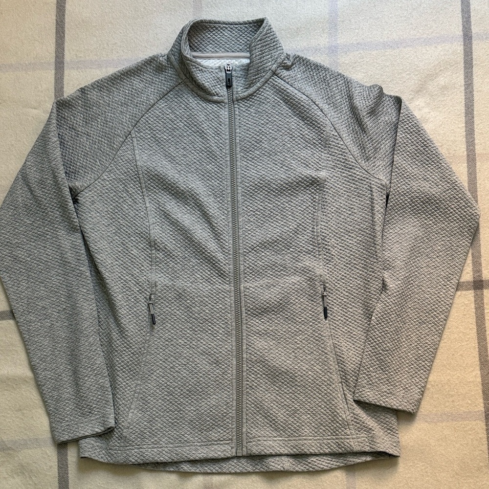North End Women’s Full Zip Waffle Sweatshirt Size Medium